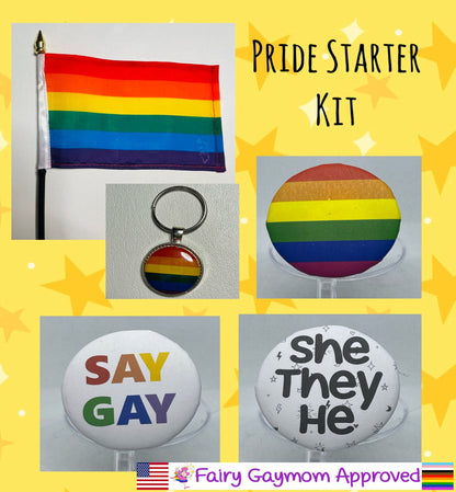 LGBTQA Rainbow Pride Starter Kit