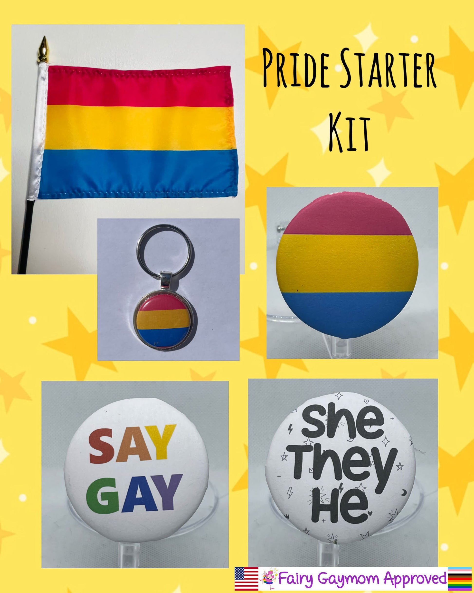 LGBTQA Pansexual Pride Starter Kit