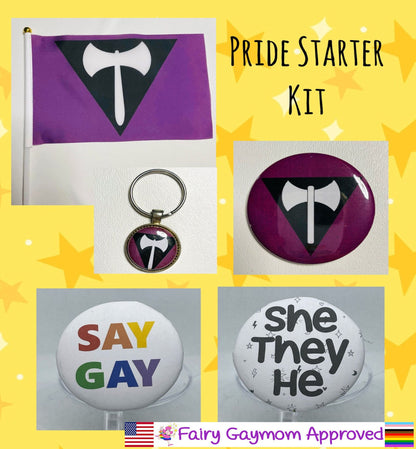 LGBTQA Labrys Lesbian Pride Starter Kit