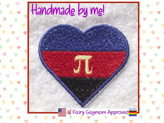 LGBTQA Pride Polyamory Pi Patch