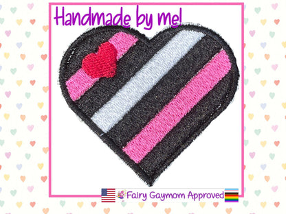 LGBTQA Pride Leather Girl Patch