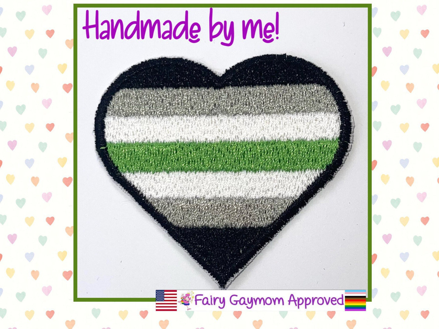 LGBTQA Pride Agender Patch