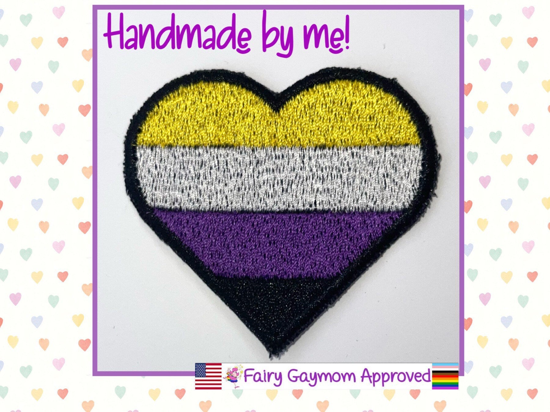 LGBTQA Pride Non-binary Patch