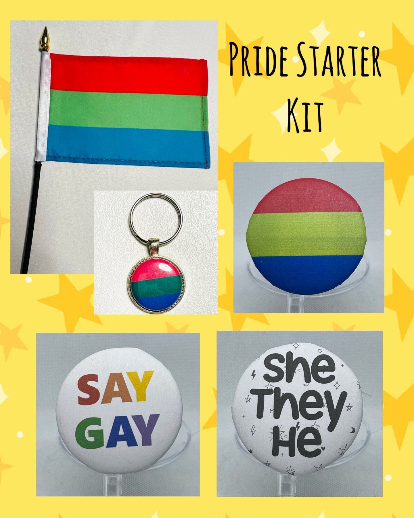 LGBTQA Polysexual Pride Starter Kit