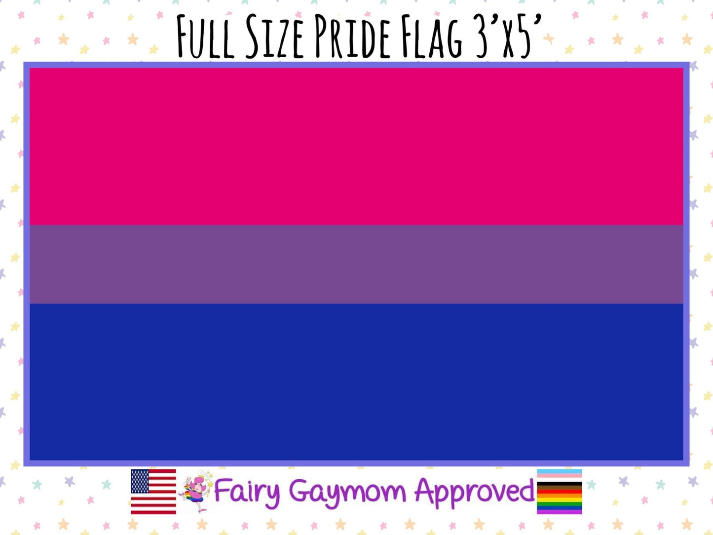 LGBTQA Bisexual Pride Flag