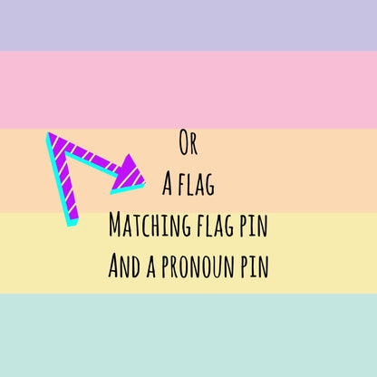 LGBTQA Demigirl Pride Flag