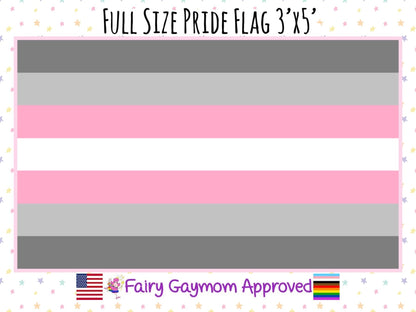 LGBTQA Demigirl Pride Flag