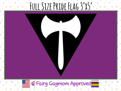 LGBTQA Labrys Lesbian Pride Flag