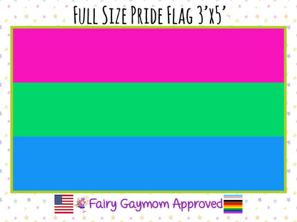 LGBTQA Pride Polysexual Flag