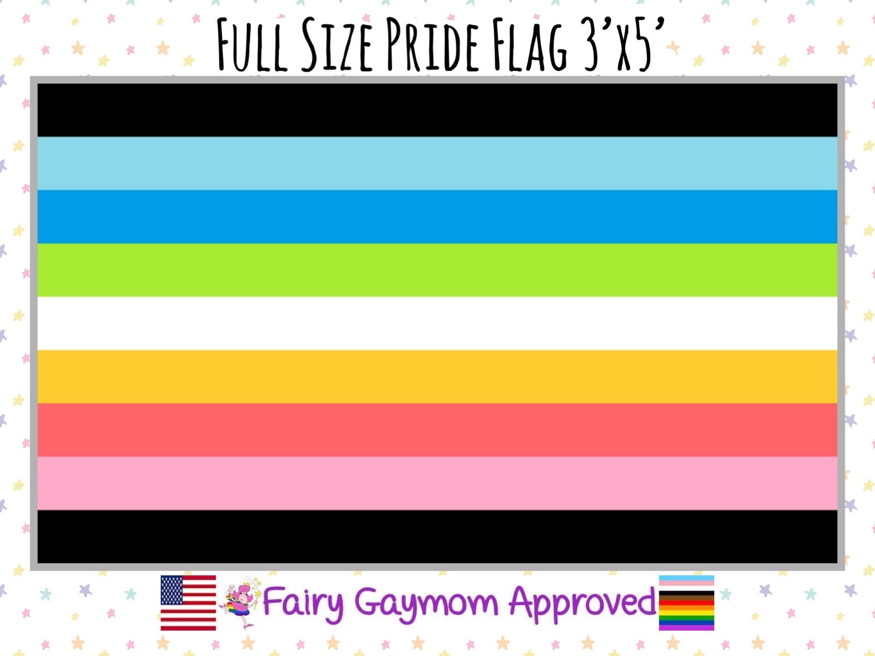 LGBTQA Pride Queer Flag