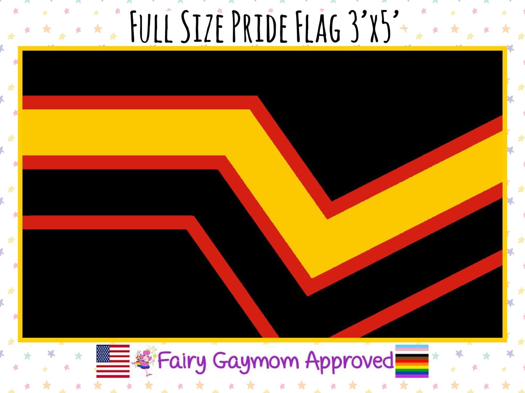 LGBTQA Rubber Pride Flag