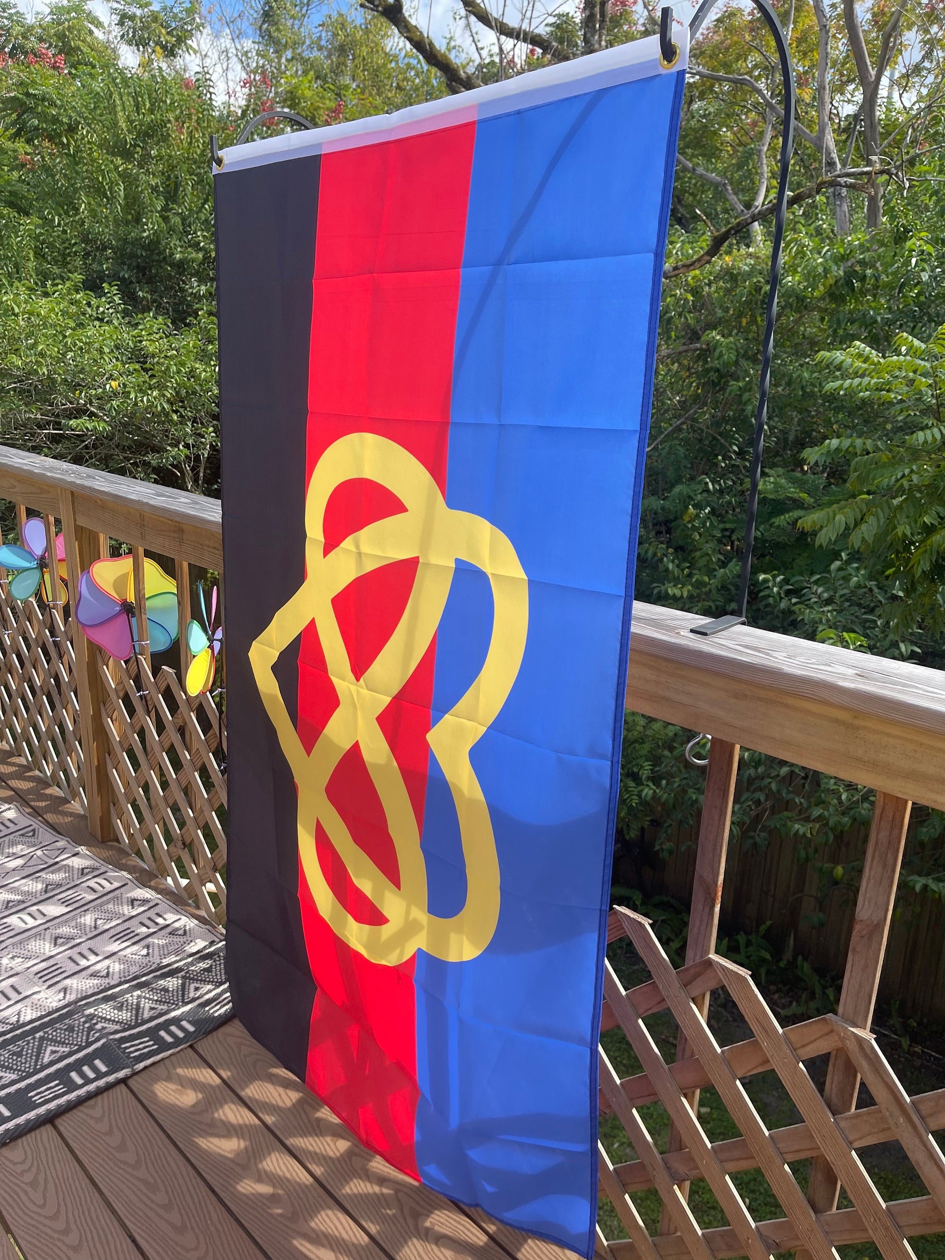 LGBTQA Polyamory Infinity Heart Pride Flag