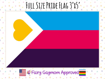 LGBTQA New Polyamory Tricolor Pride Flag